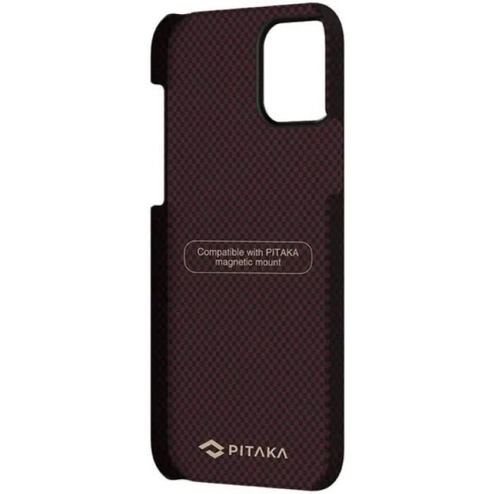 Чехол-накладка Pitaka MagEZ Case Plain Black/Red для iPhone 12 mini - фото 3