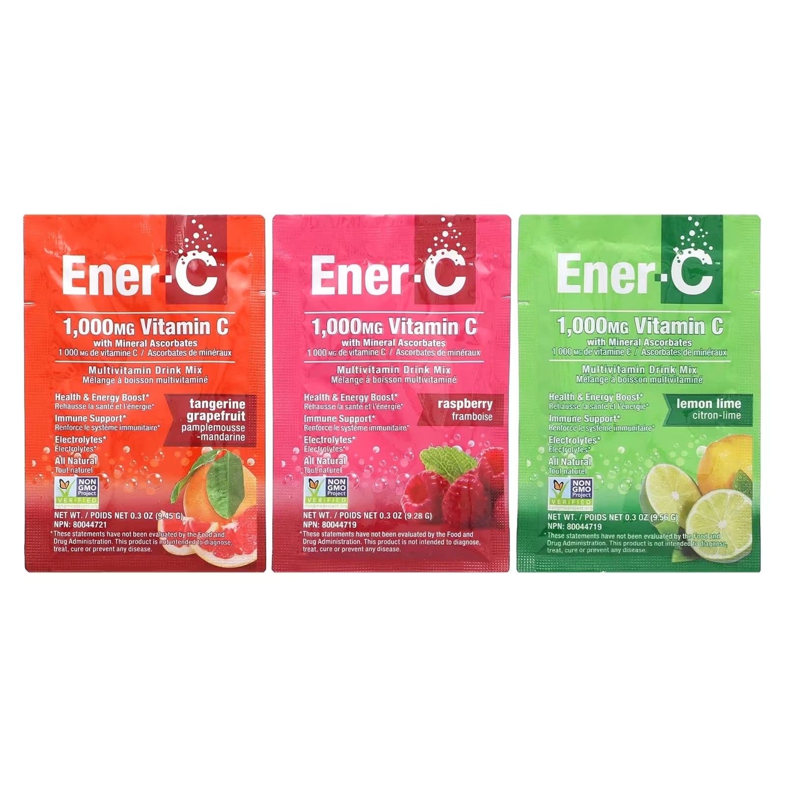 Вітамінний напій Ener-C Vitamin C для підвищення імунітету Асорті 30 пакетиків - фото 3