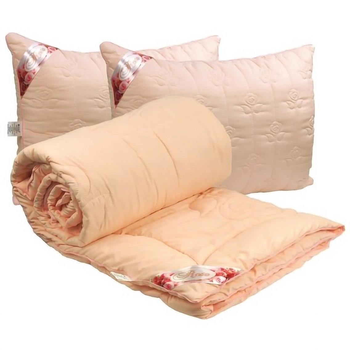 Набір Руно Rose Pink: ковдра 220х200 см + подушка 70х50 см, 2 шт. (925.52Rose Pink) - фото 1
