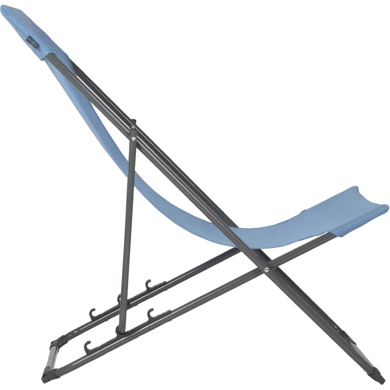 Кресло раскладное Bo-Camp Flat голубое (1204684) - фото 4