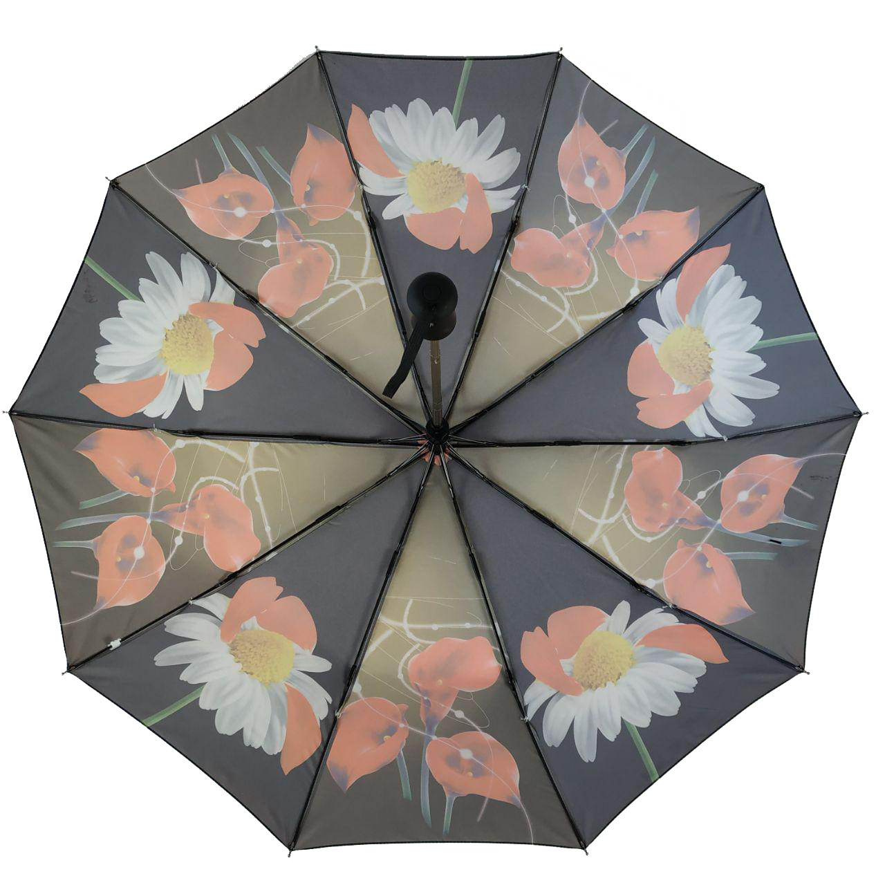 Жіноча складана парасолька напівавтомат Susino 110 см різнобарвна - фото 4