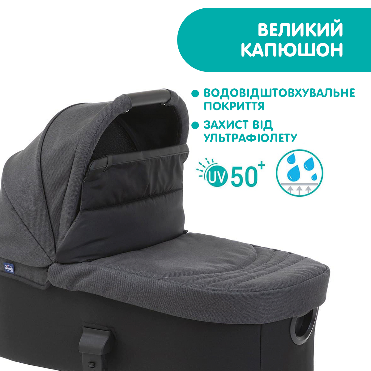 Люлька Chicco Best Friend Light, сірий (79461.30) - фото 3