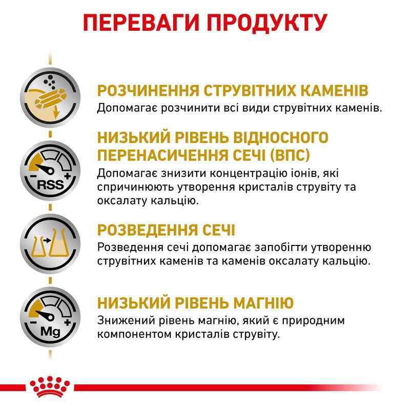 Сухой диетический корм для собак Royal Canin Urinary S/O при заболеваниях нижних мочевыводящих путей, 13 кг (39131309) - фото 2