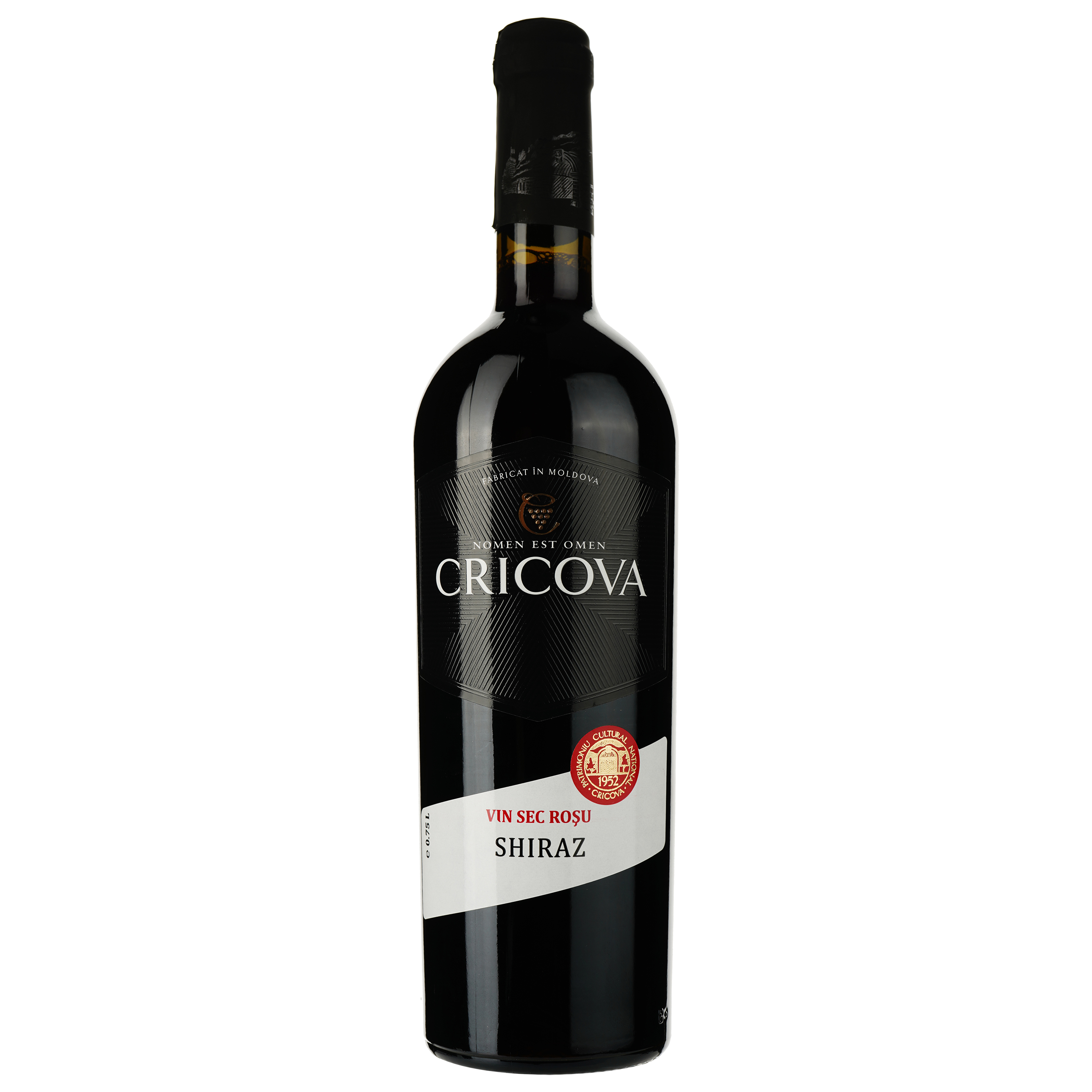 Вино Cricova Shiraz червоне, сухе, 0.75 л - фото 1