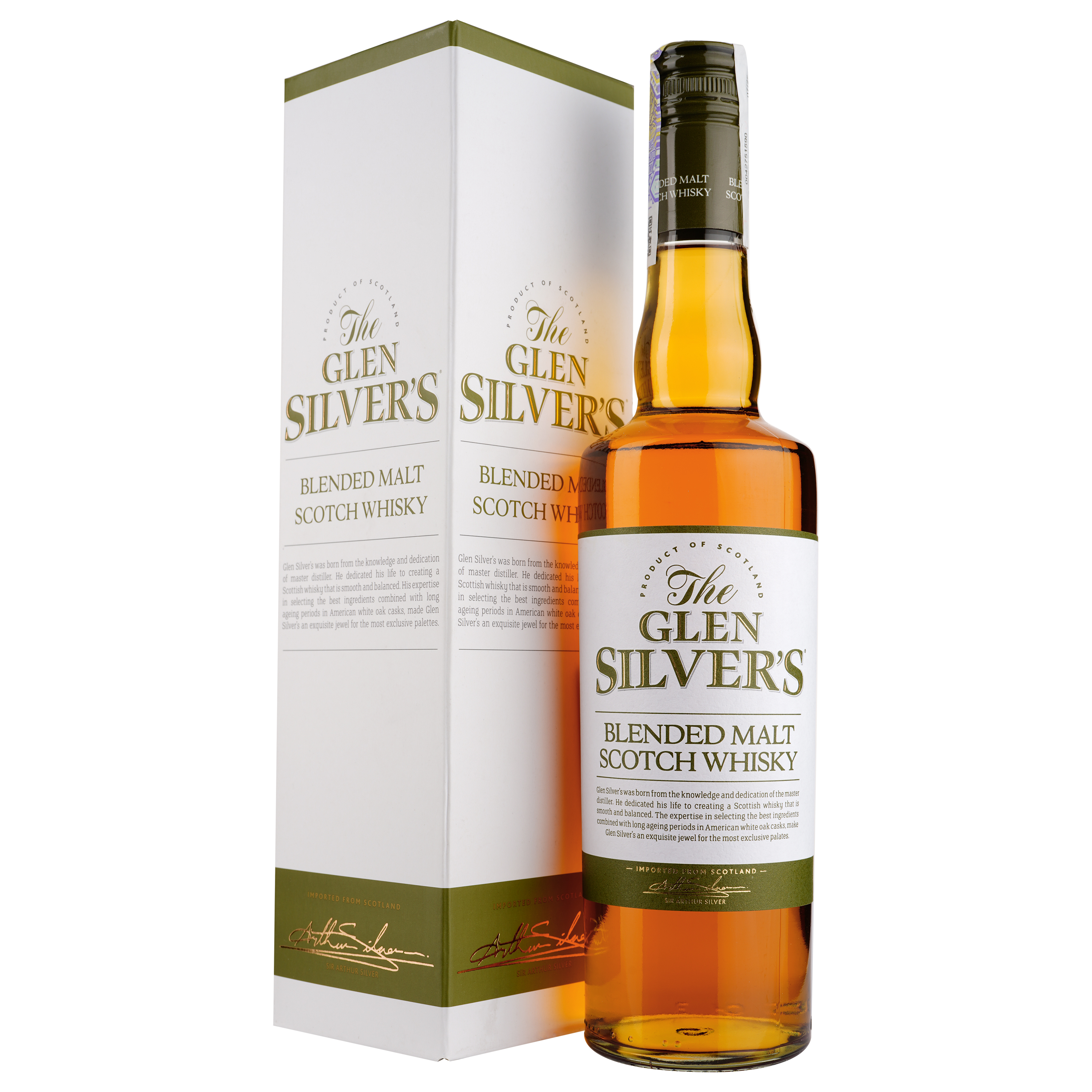 Віскі Glen Silver's Blended Malt Scotch, 40%, 0,7 л (440716) - фото 1