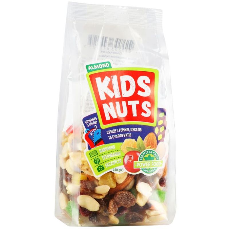 Смесь орехов и сухофруктов Almond Kids Nuts 150 г (917586) - фото 2