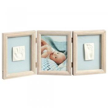 Тройная рамочка Baby Art с отпечатками, винтаж (34120173) - фото 1