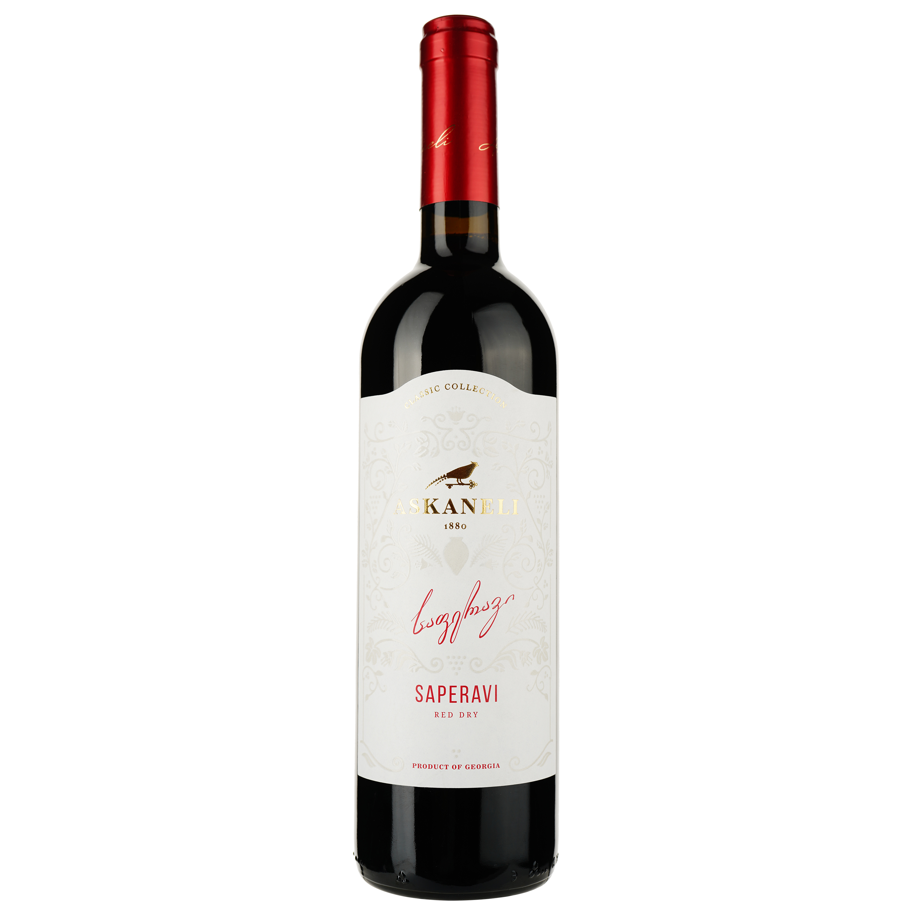 Вино Askaneli Saperavi, красное, сухое, 0,75 л - фото 1