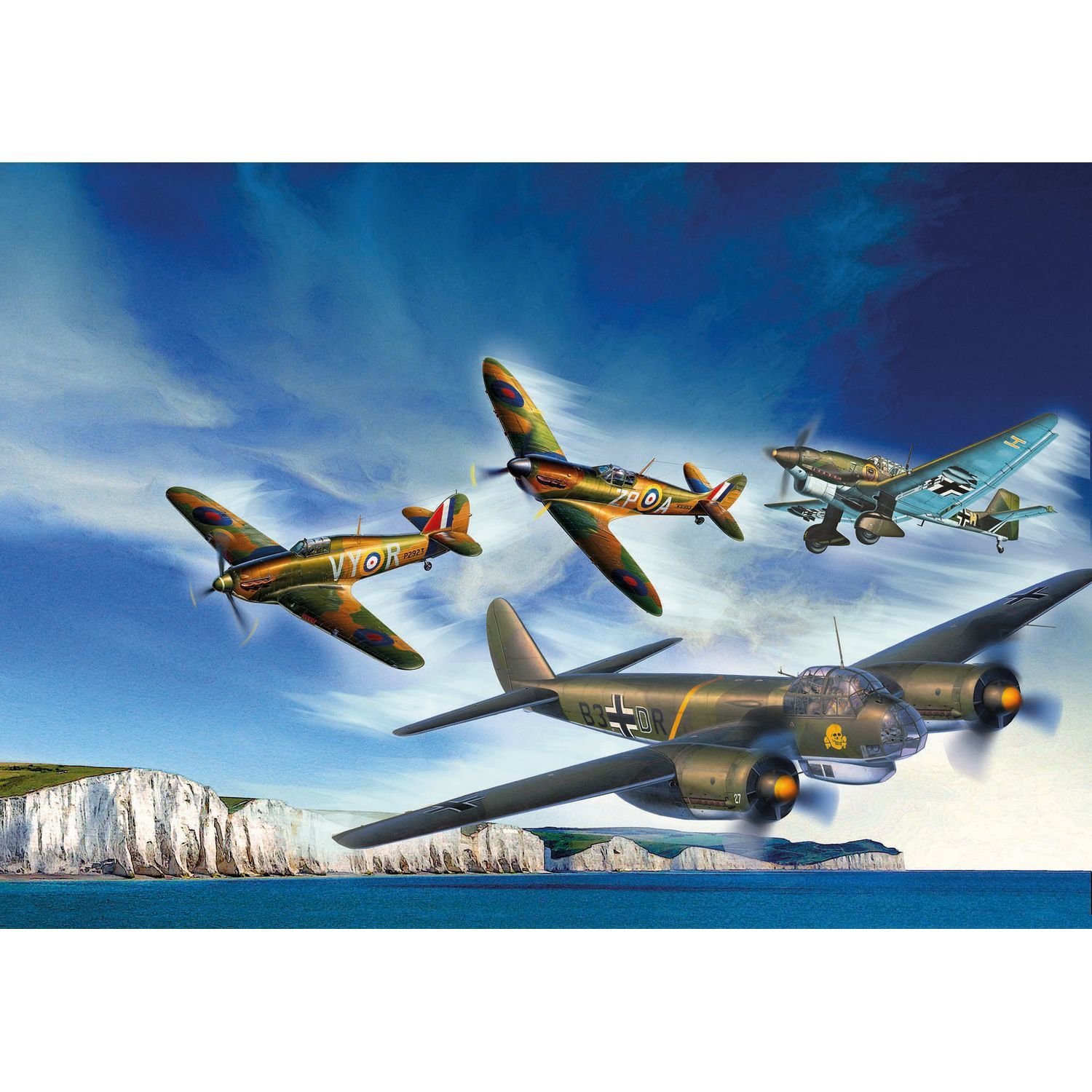 Збірна модель Revell Набір 80-річчя Битви за Британію 4 літаки, рівень 5, масштаб 1:72, 222 деталі (RVL-05691) - фото 2