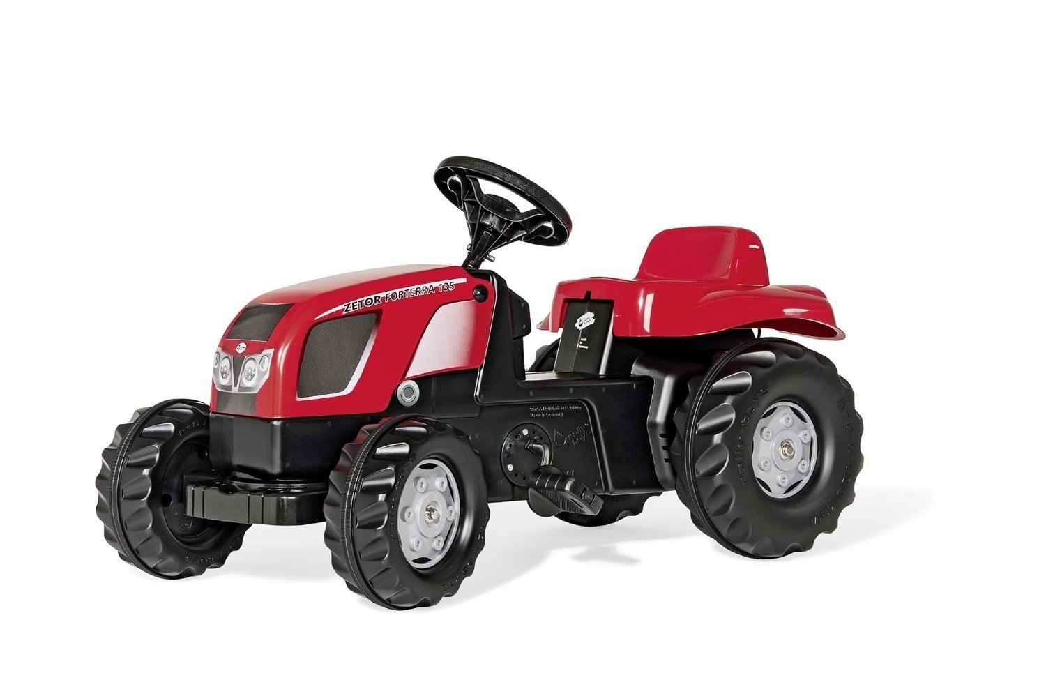 Педальний трактор Rolly Toys rollyKid Zetor Forterra 135, червоний (12152) - фото 1