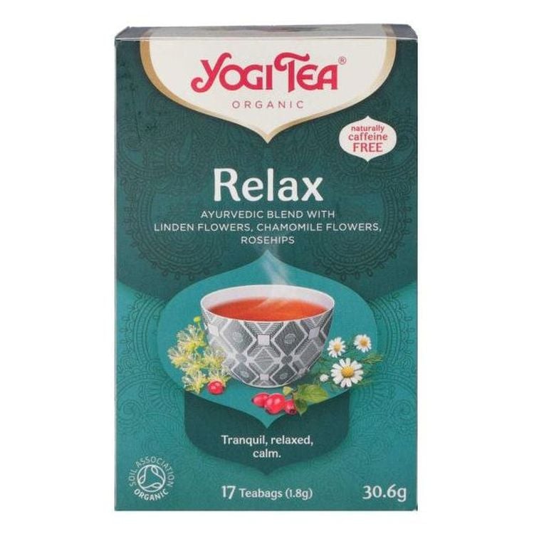 Чай трав’яний Yogi Tea Relax з прянощами органічний, 17 пакетиків - фото 1
