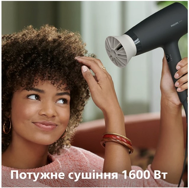 Фен для волосся Philips 3000 series, темно-сірий (BHD302/20) - фото 4