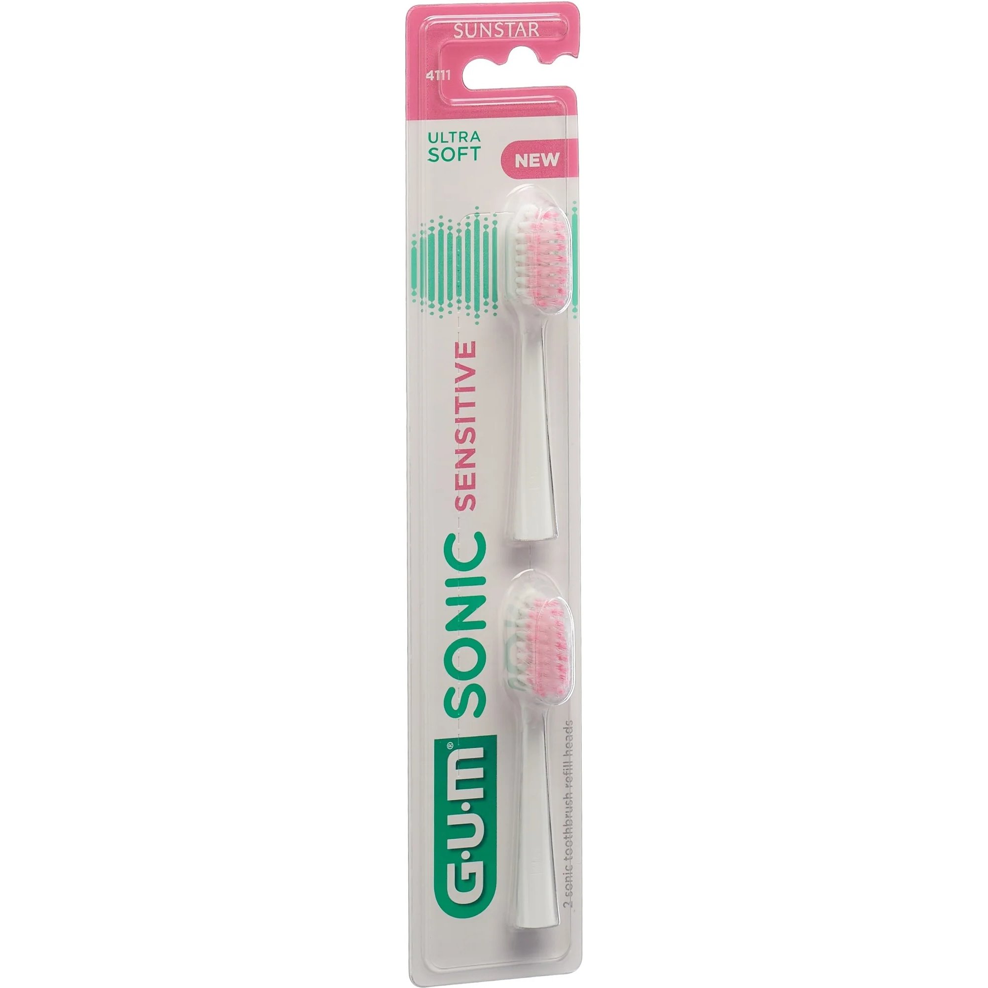 Змінна головка для зубної щітки GUM Sonic Sensitive 2 шт. - фото 1