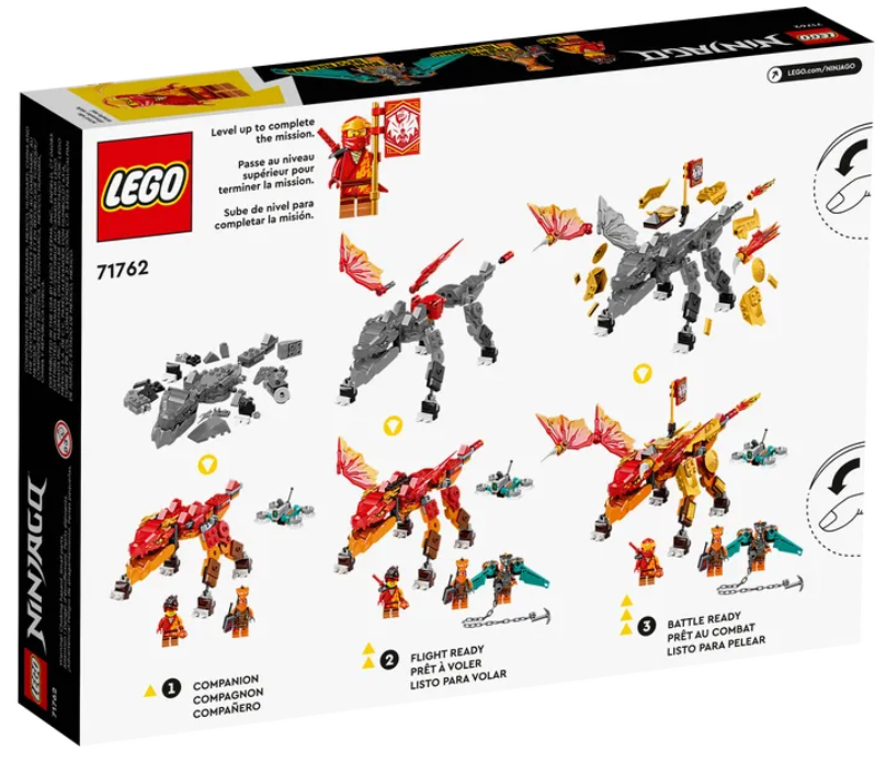 Конструктор LEGO Ninjago Огненный дракон ЭВО Кая, 204 деталей (71762) - фото 2