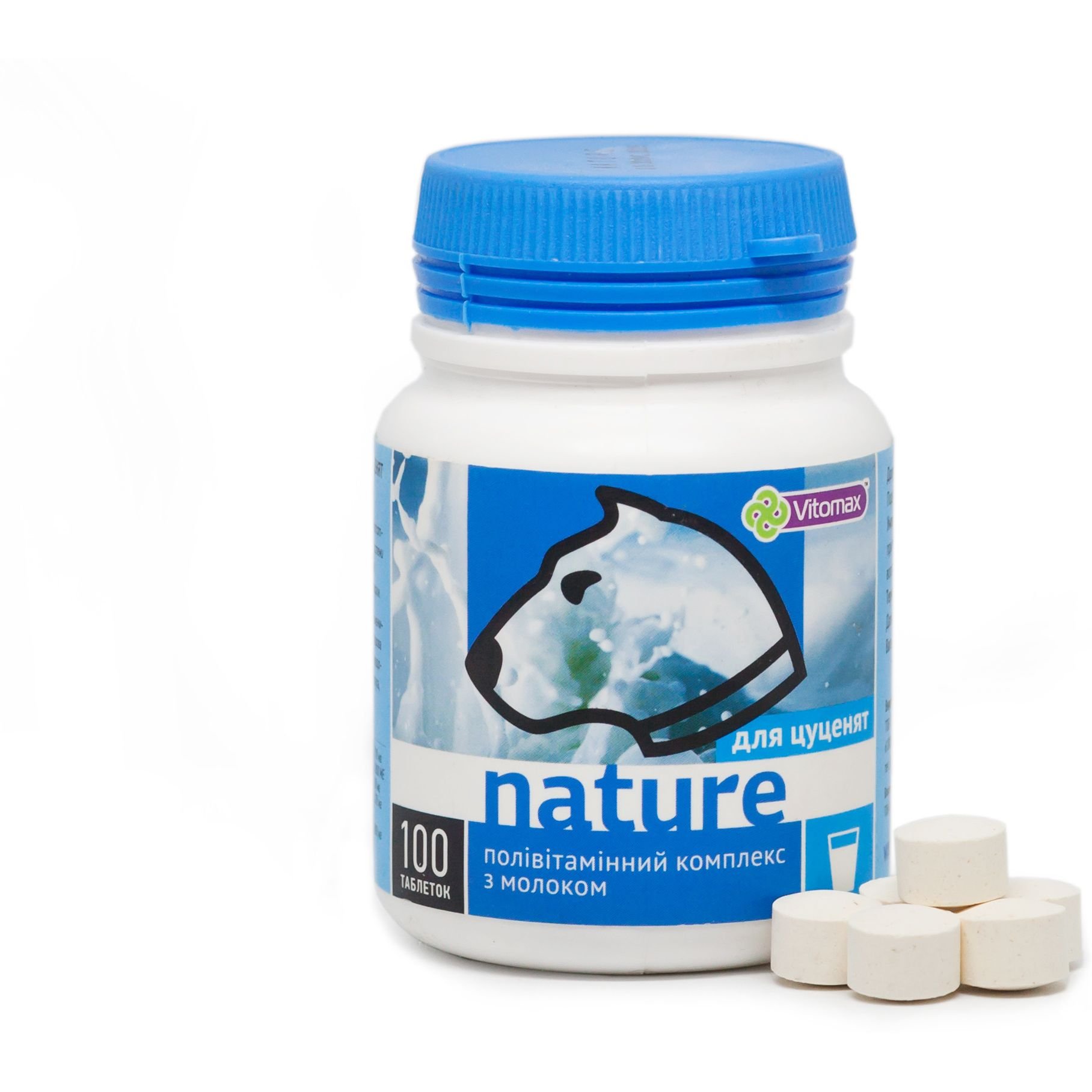 Поливитаминный комплекс Vitomax Nature для щенков с молоком, 100 таблеток - фото 2