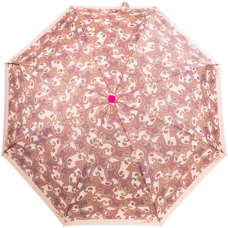 Жіноча складана парасолька механічна Art Rain 105 см бежева - фото 1
