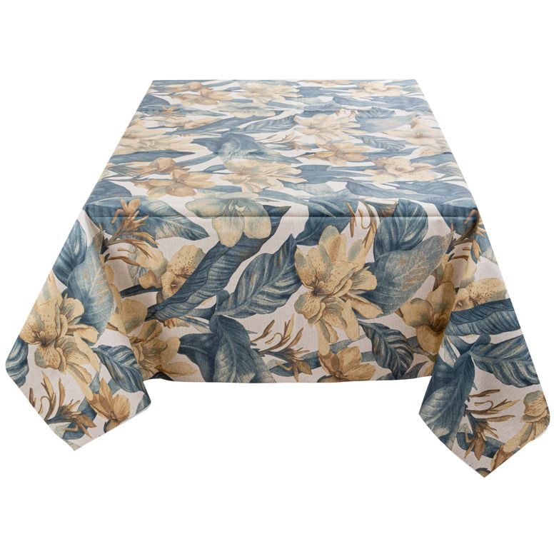 Скатерть Lefard Home Textile Versalles Flor Oceano водоотталкивающая, 180х140 см (715-308) - фото 2