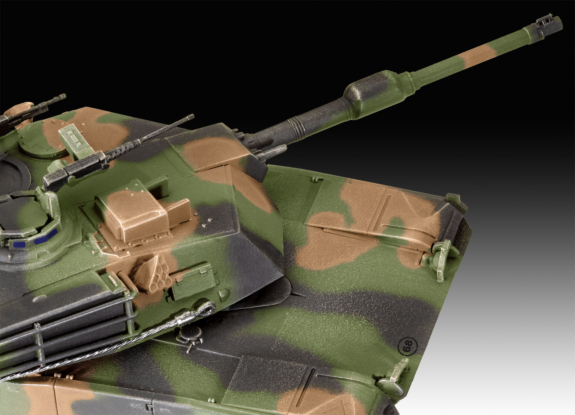 Збірна модель Revell Танк Абрамс M1A1 AIM(SA)/ M1A2 масштаб 1:72, 126 деталей (RVL-03346) - фото 5