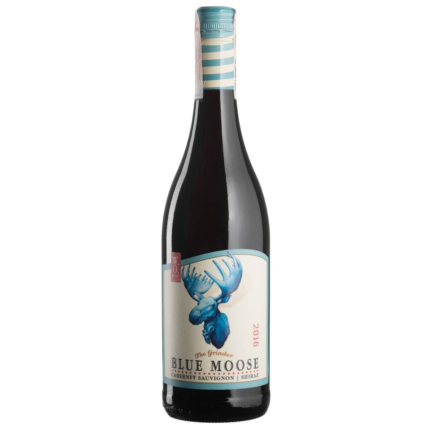 Вино The Grinder Blue Moose, красное, сухое, 0,75 л - фото 1