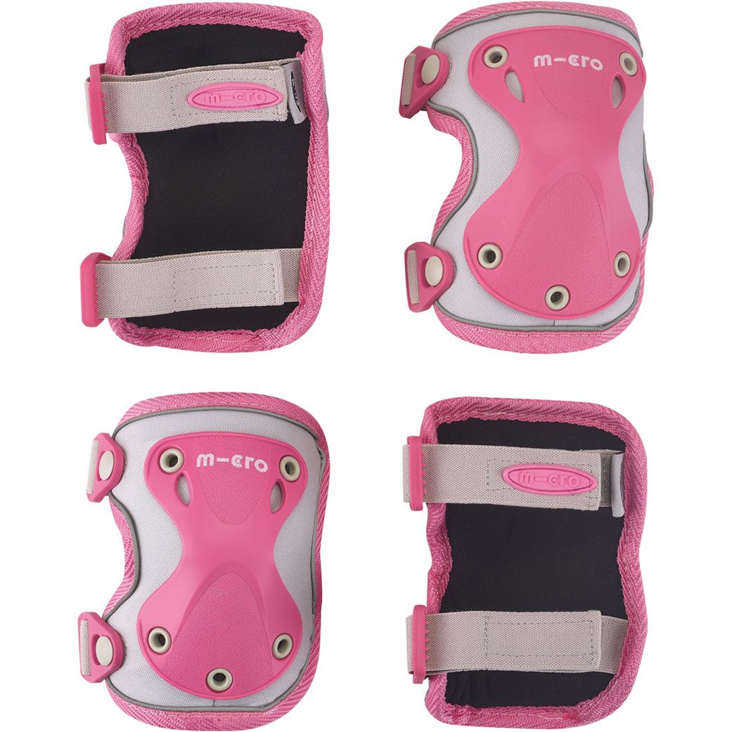 Защитный комплект налокотники и наколенники Micro размер S розовый (AC5476) - фото 4