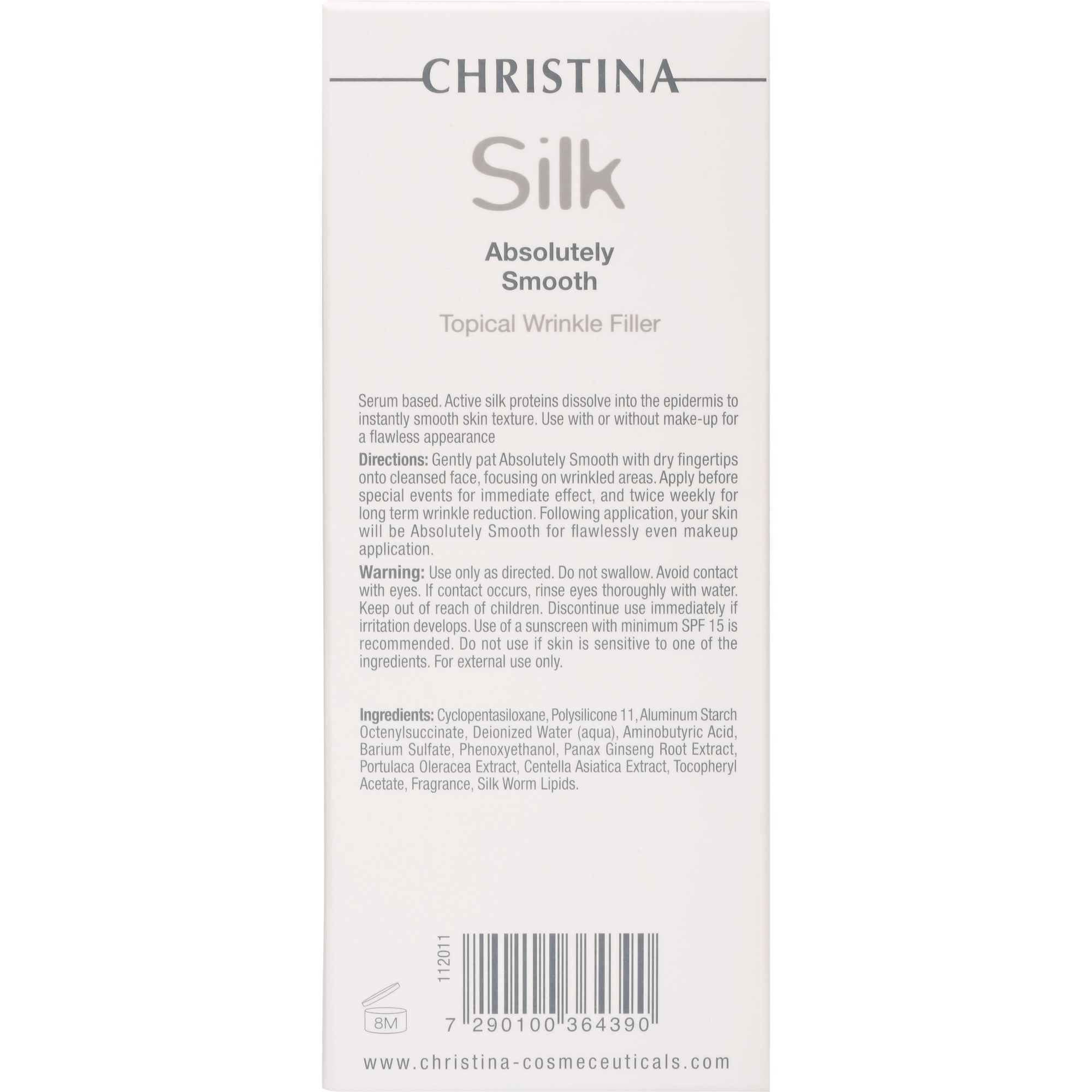 Сыворотка для местного заполнения морщин Christina Silk Absolutely Smooth 30 мл - фото 2