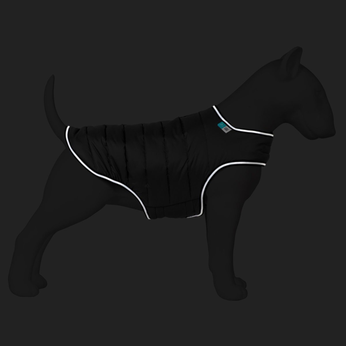 Куртка-накидка для собак AiryVest, M, черная - фото 5