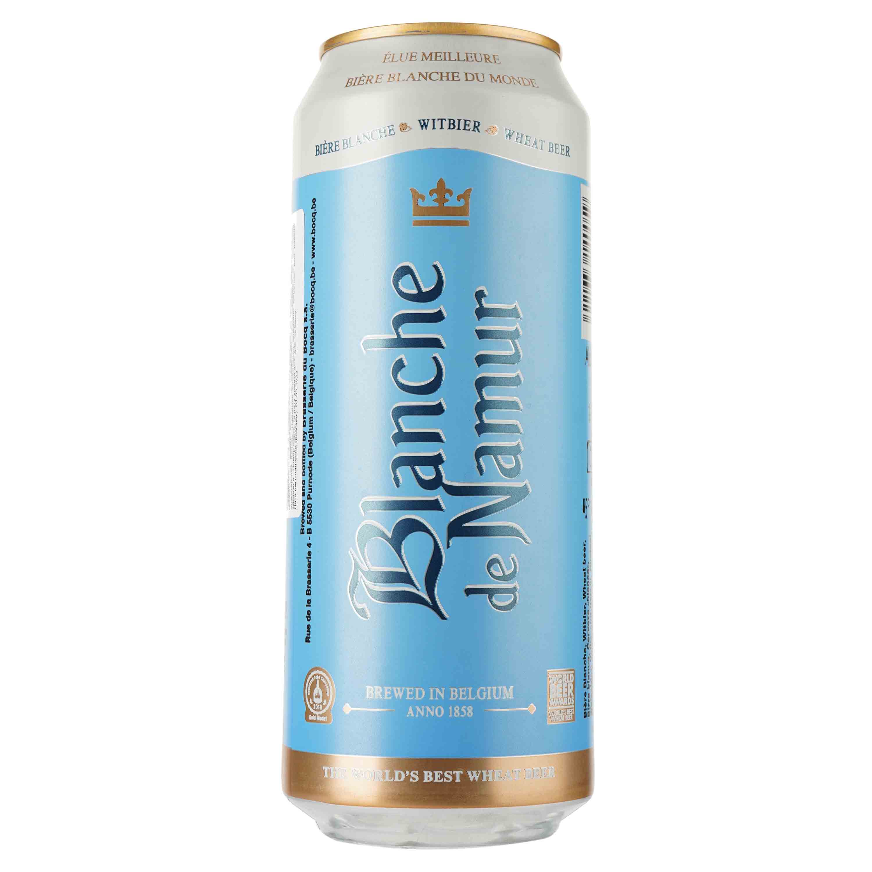 Пиво Blanche De Namur світле 4.5% 0.5 л з/б - фото 1