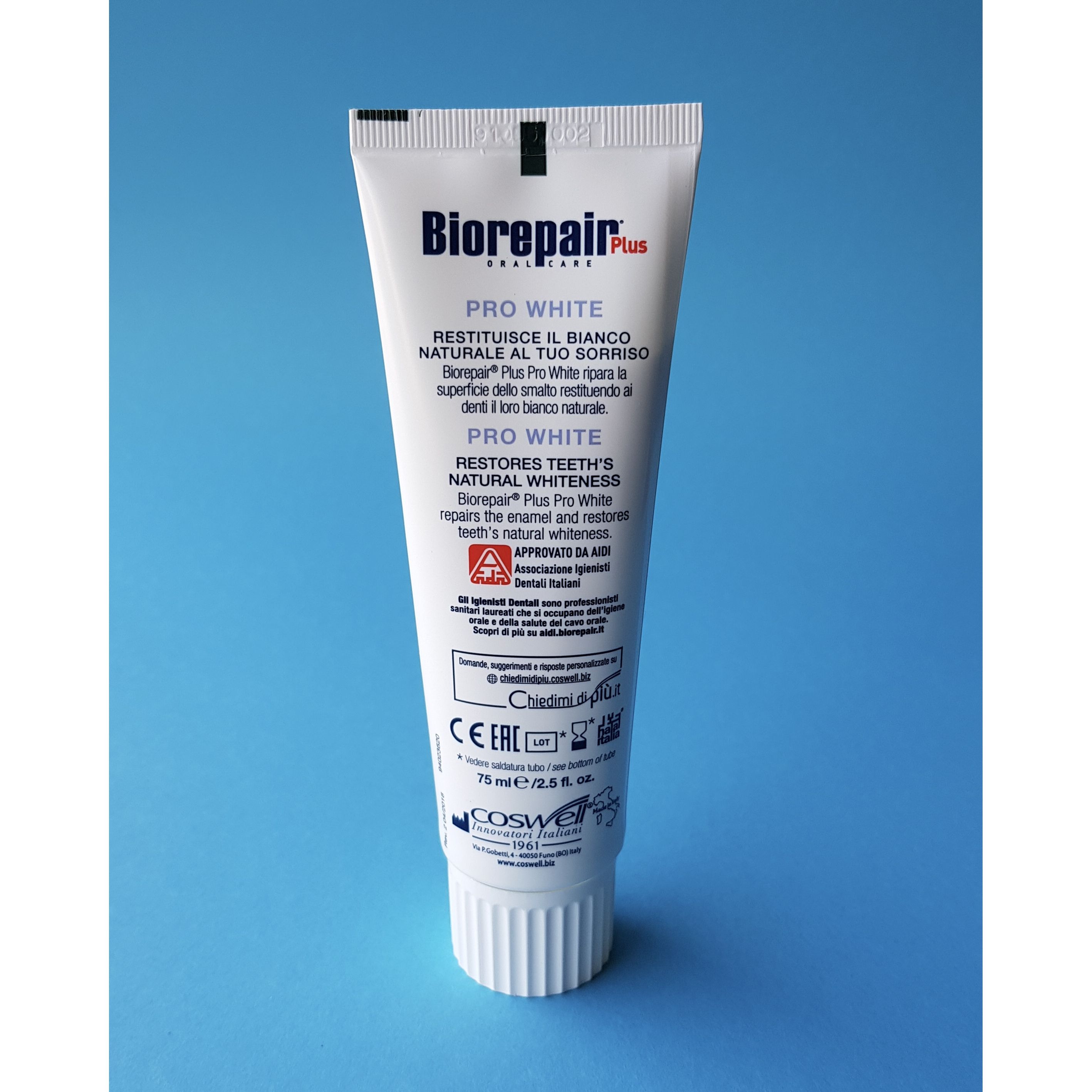 Профессиональная зубная паста Biorepair Plus Pro White 75 мл - фото 5