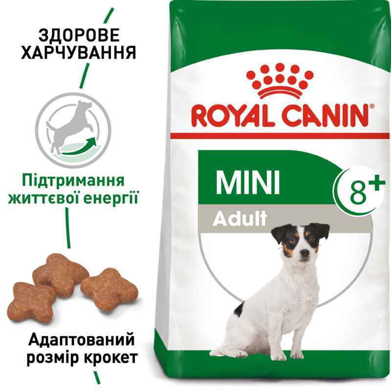 Сухий корм для собак віком від 8 до 12 років Royal Canin Mini Adult 8+, 800 г (30020089) - фото 4