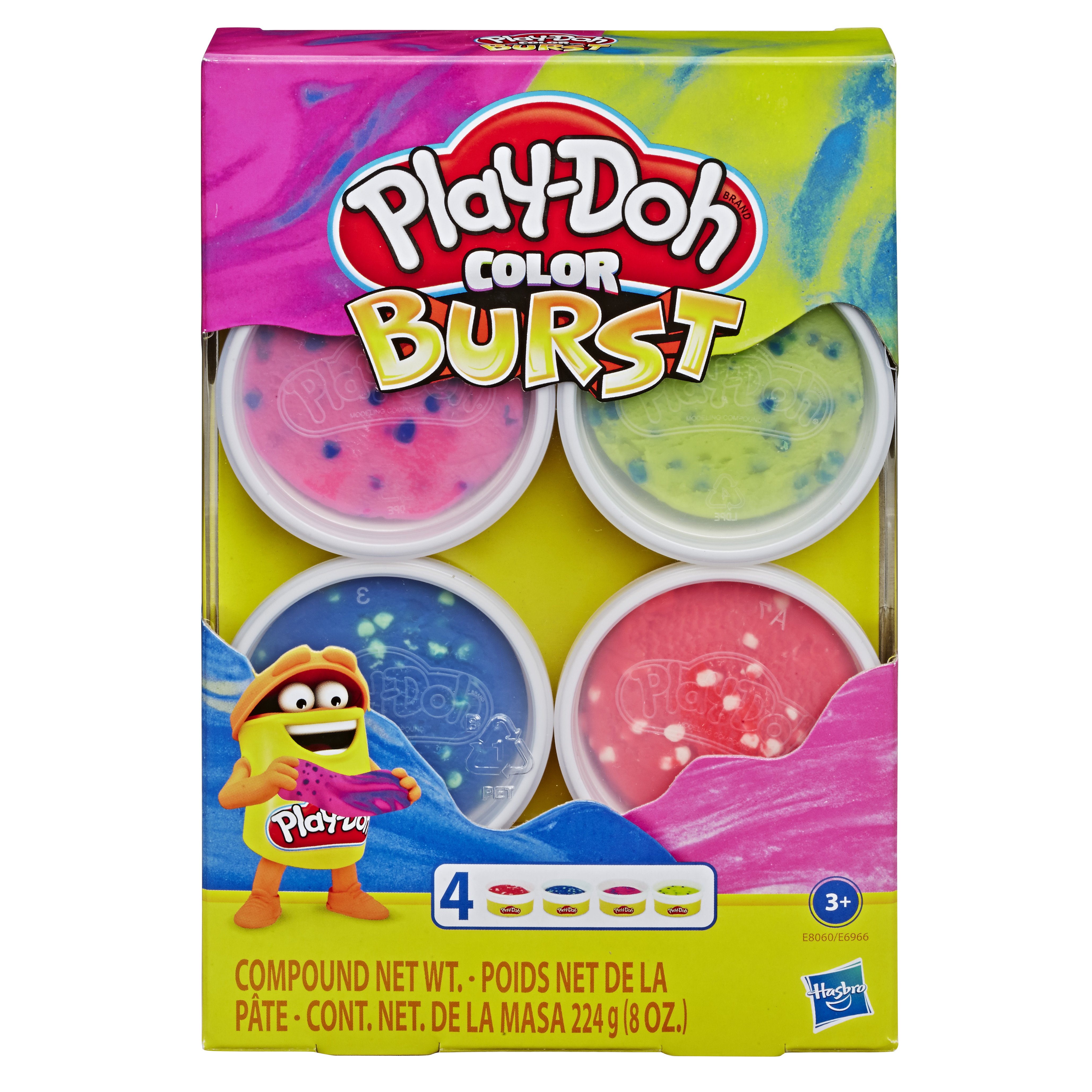 Фото - Творчість і рукоділля Play-Doh Набір маси для ліплення Hasbro  Color Burst  (E8060)