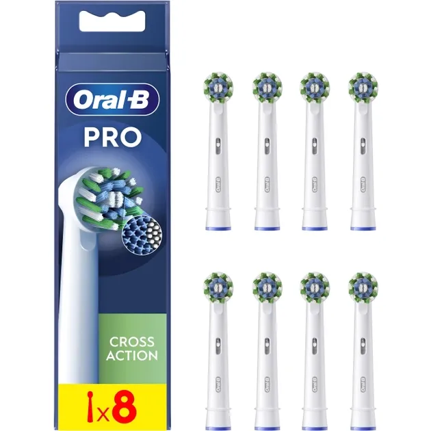 Насадка для электрической зубной щетки Oral-B Pro Cross Action 8 шт. - фото 1