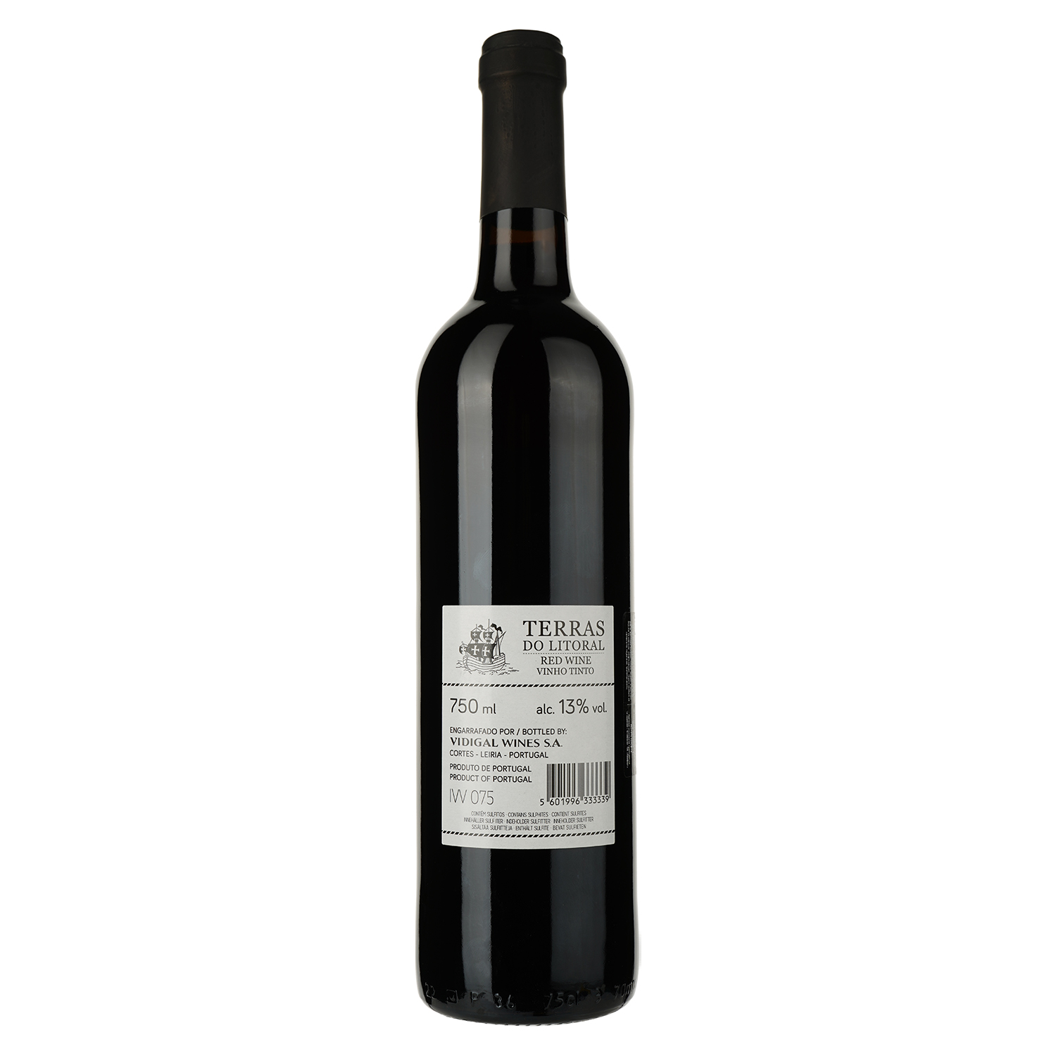 Вино Vidigal Wines Terras do Litoral, красное, сухое, 13%, 0,75 л - фото 2