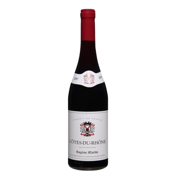 Вино Eugene Martin Cotes du Rhone, червоне, сухе, 12%, 0,75 л - фото 1