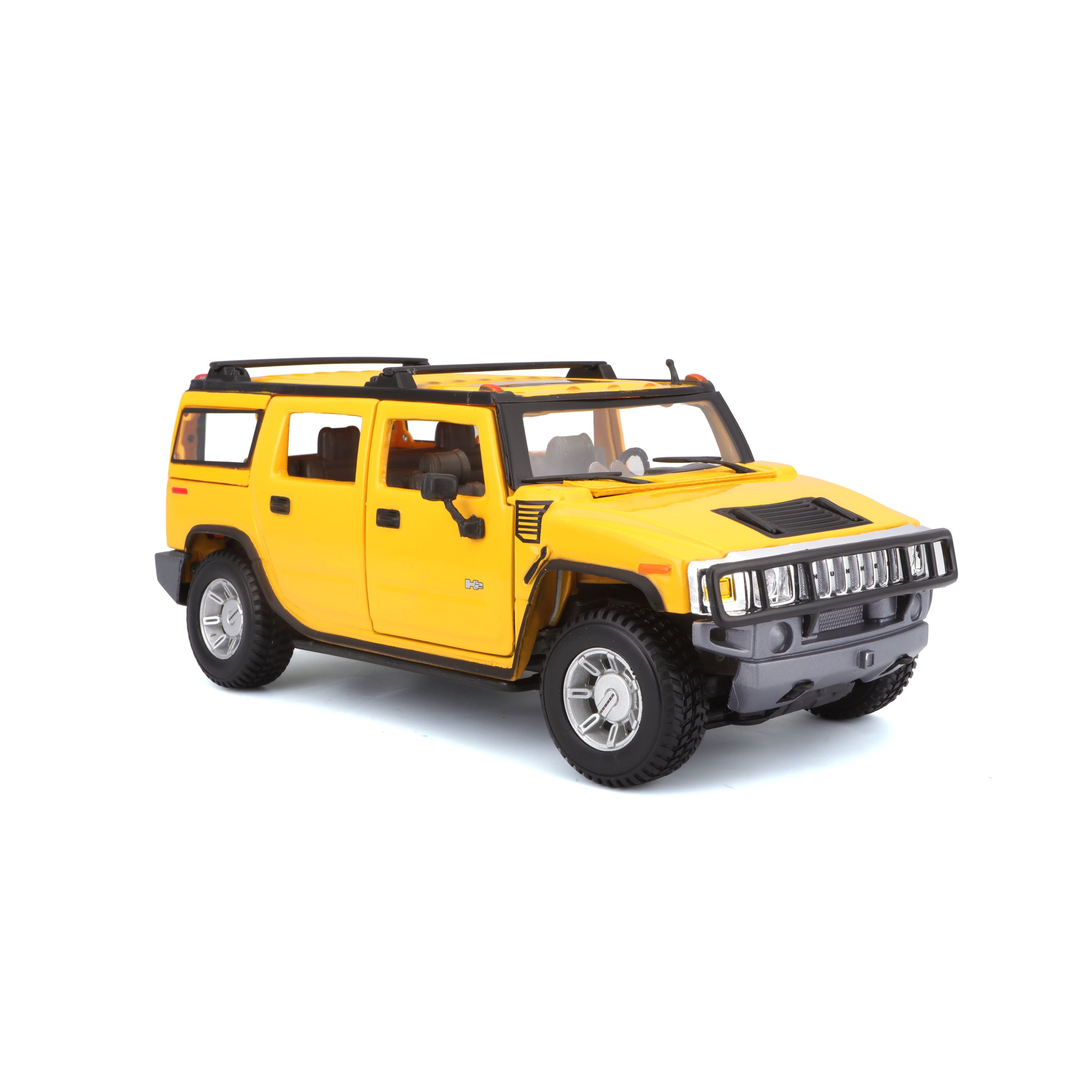 Игровая автомодель Maisto Hummer H2 SUV 2003, жёлтый, 1:27 (31231 yellow) - фото 1