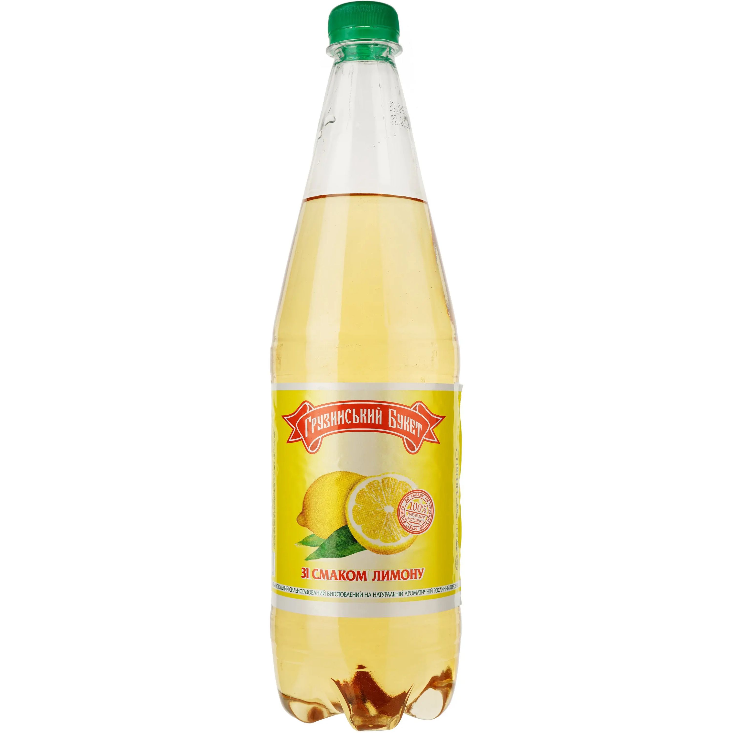 Напій Грузинський букет зі смаком лимону безалкогольний 1 л - фото 1