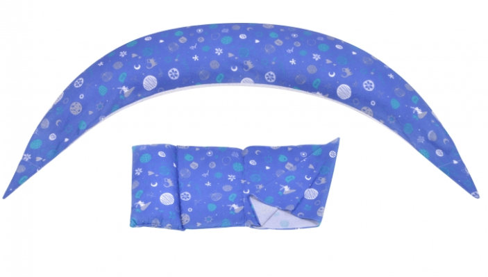 Набір аксесуарів для подушки Nuvita DreamWizard, синій (NV7101BLUE) - фото 1