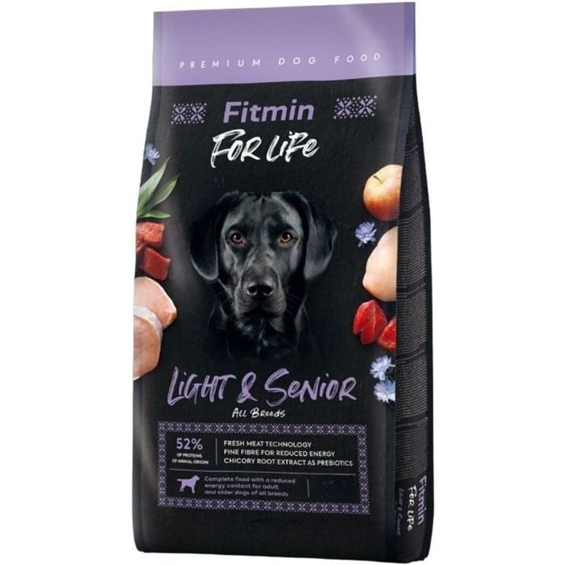 Сухой корм для собак Fitmin For Life Light & Senior 3 кг - фото 1