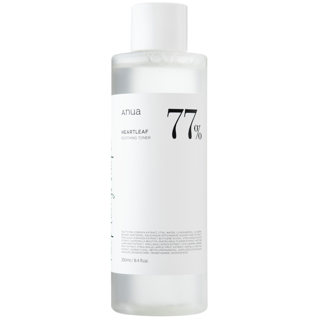 Тонер для зволоження та пом'якшення шкіри Anua Heartleaf 77% Soothing Toner 250 мл - фото 1