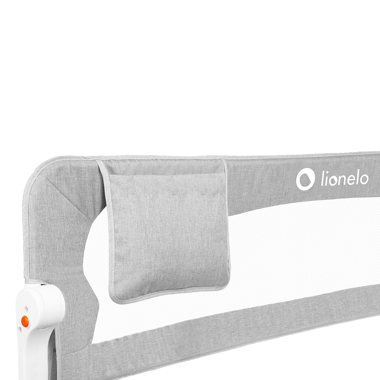 Защитный барьер для кровати Lionelo Eva Grey Melange, светло-серый (LO.EV03) - фото 5