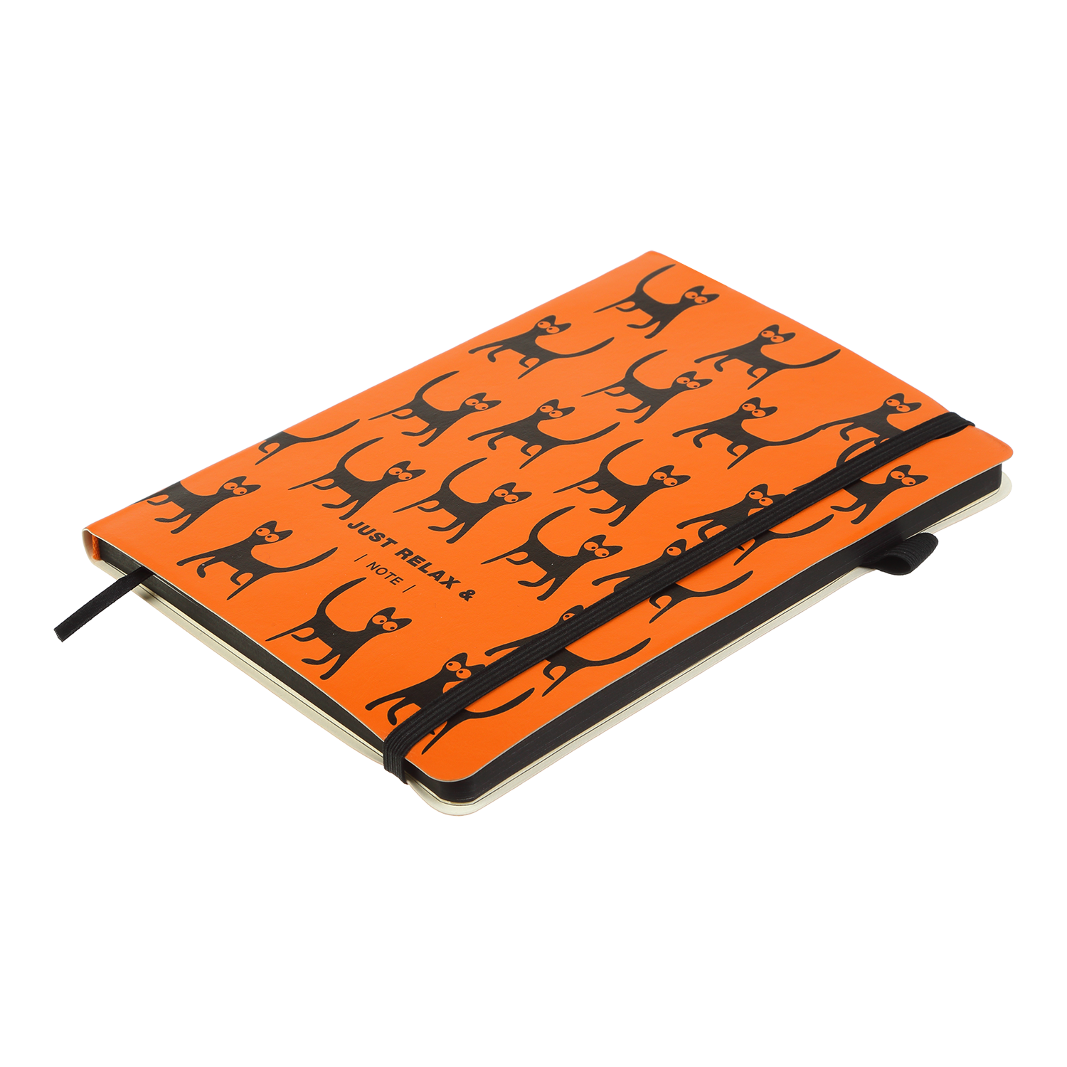 Блокнот деловой Buromax Relax А5 96 л. без линирования обложка искусственная кожа оранжевый (BM.295001-11) - фото 3
