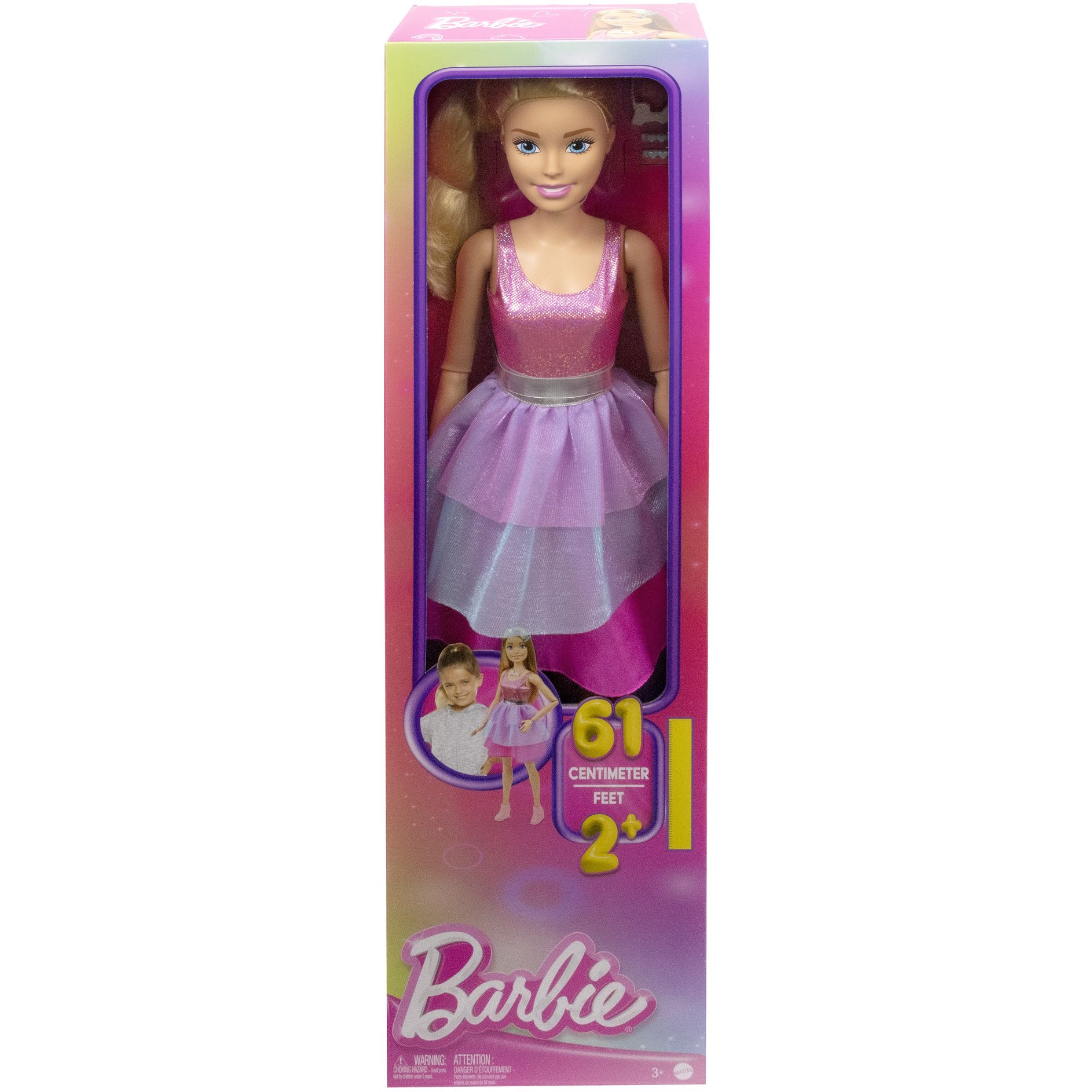 Большая кукла Barbie Моя подружка блондинка (HJY02) - фото 6