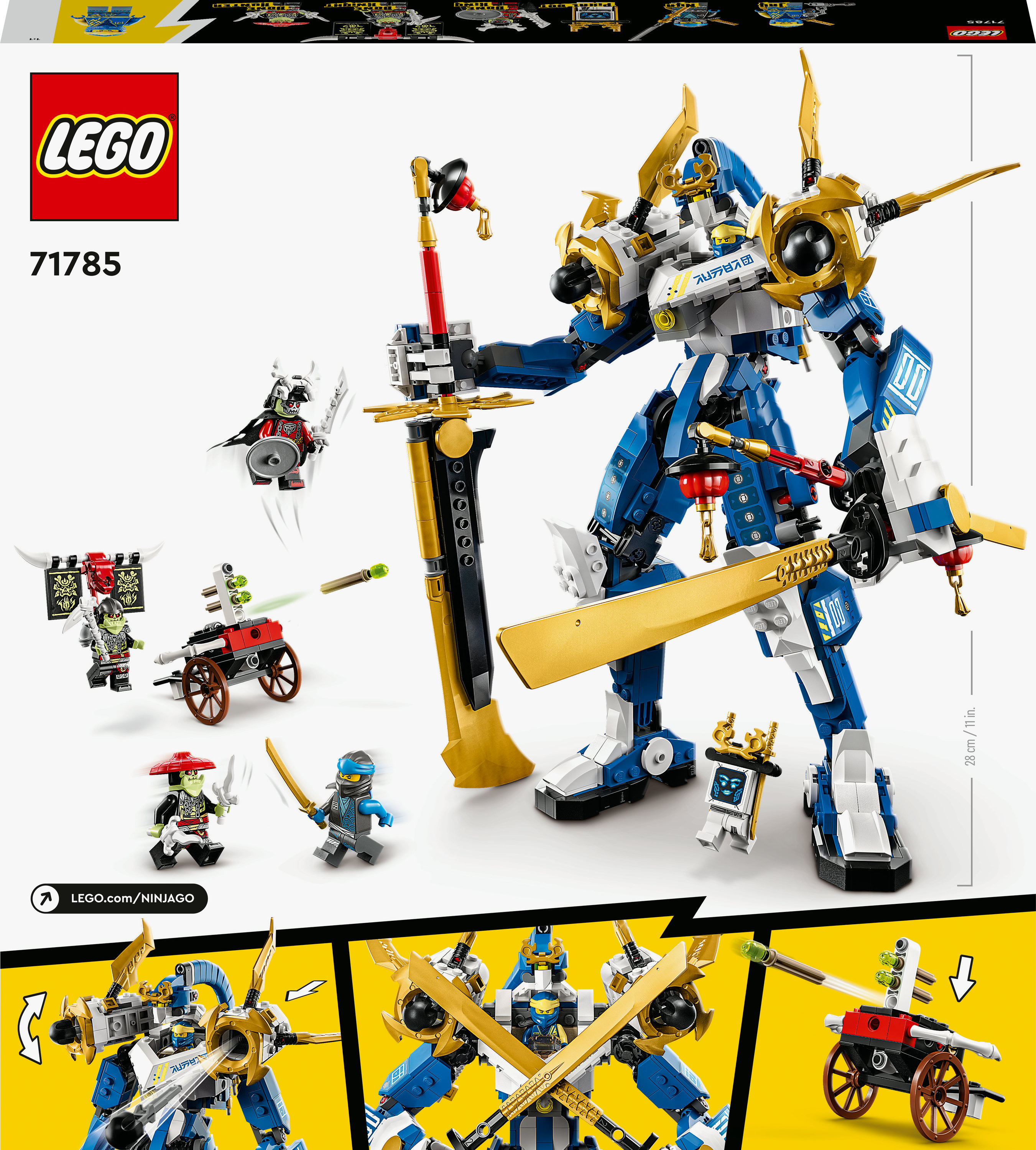 Конструктор LEGO Ninjago Робот-титан Джея, 794 деталей (71785) - фото 9