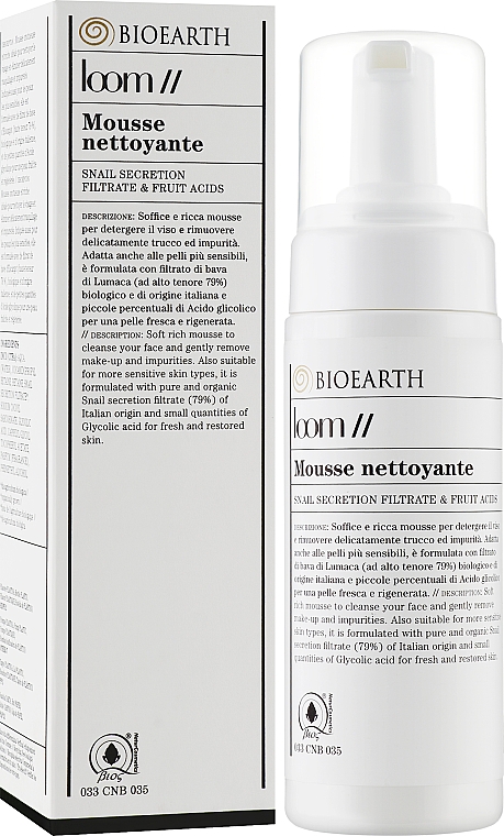 Пенка для лица Bioearth Loom Cleansing Mousse 150 мл - фото 2