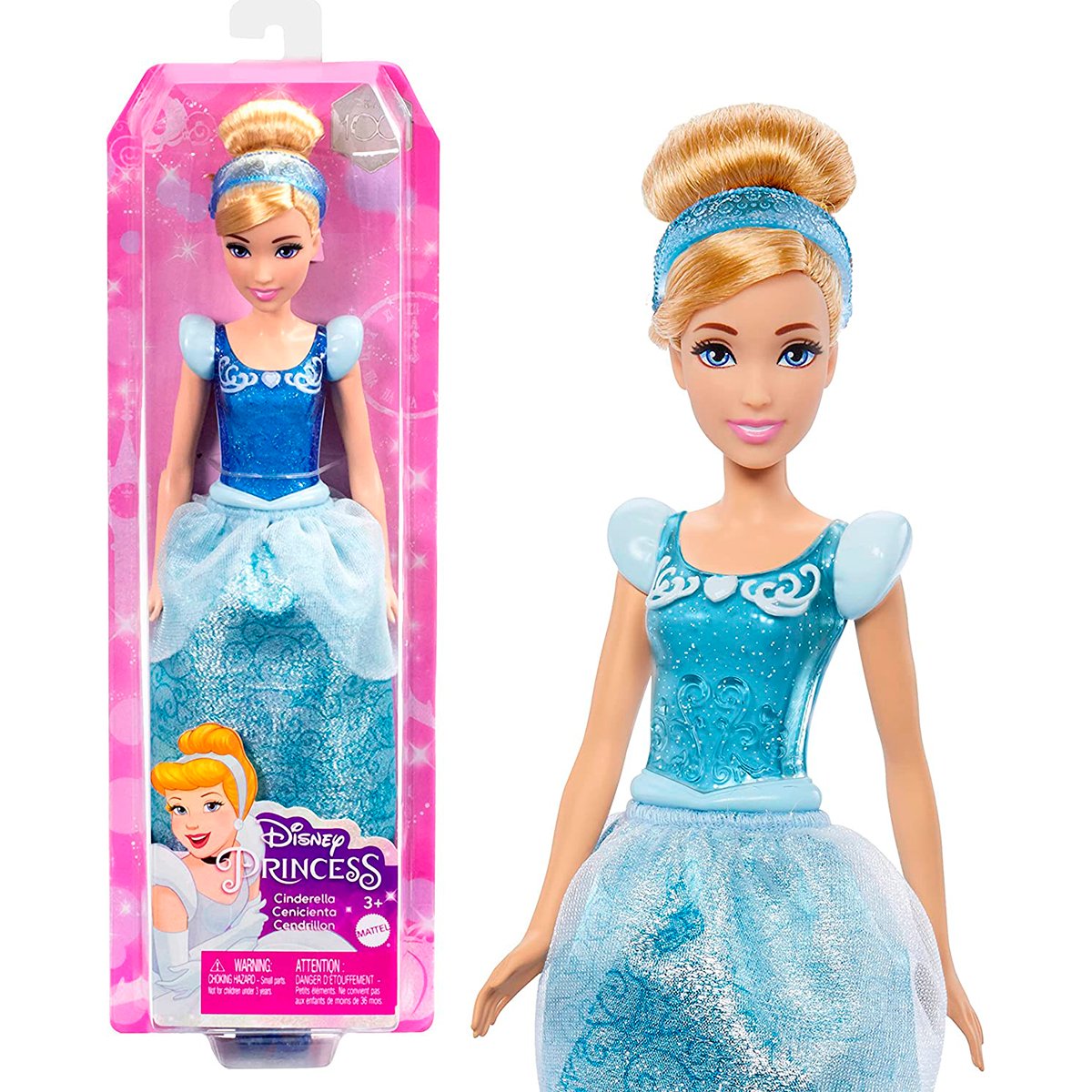 Лялька-принцеса Disney Princess Попелюшка, 29 см (HLW06) - фото 5