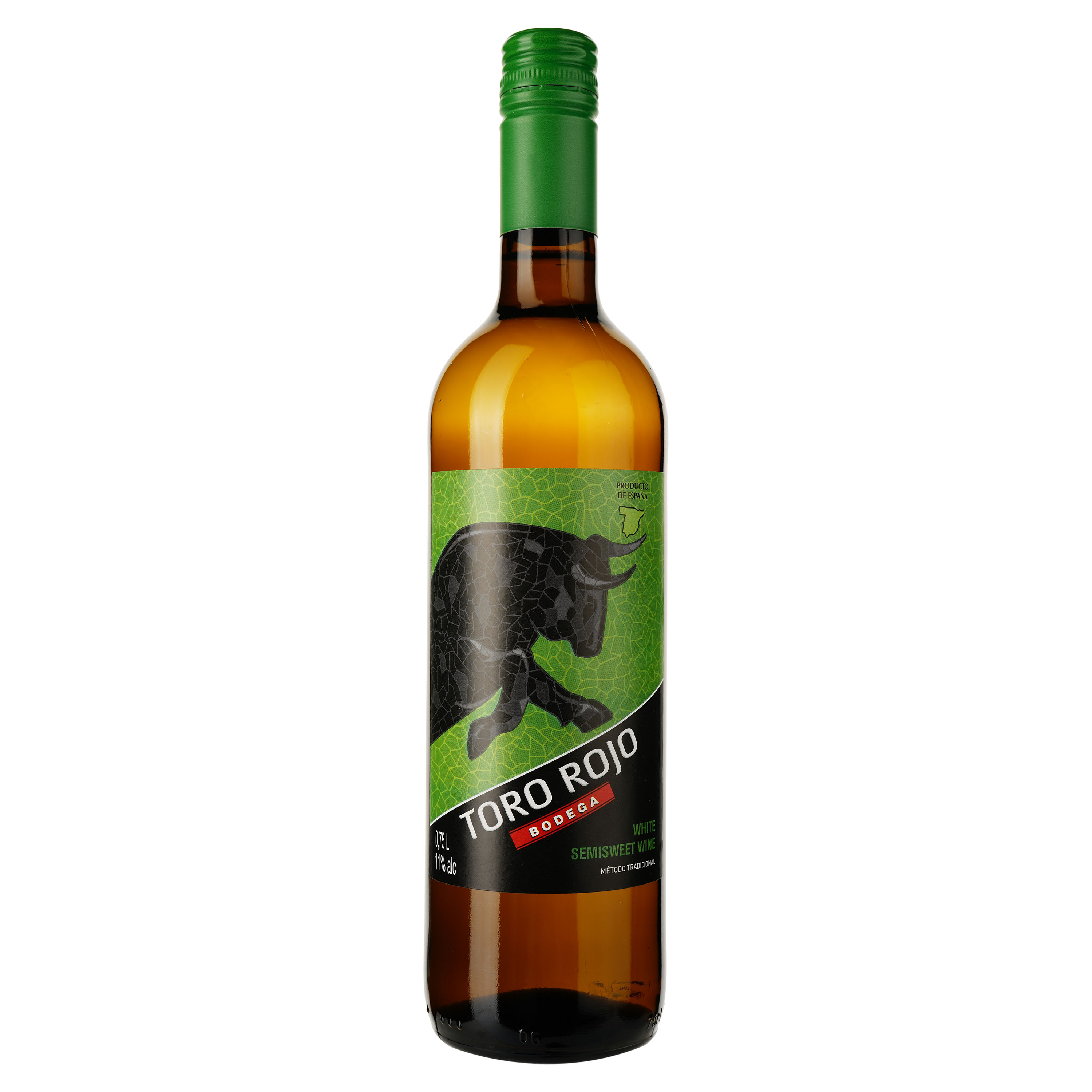 Вино Bodega Toro Rojo, біле, напівсолодке, 0,75 л - фото 1