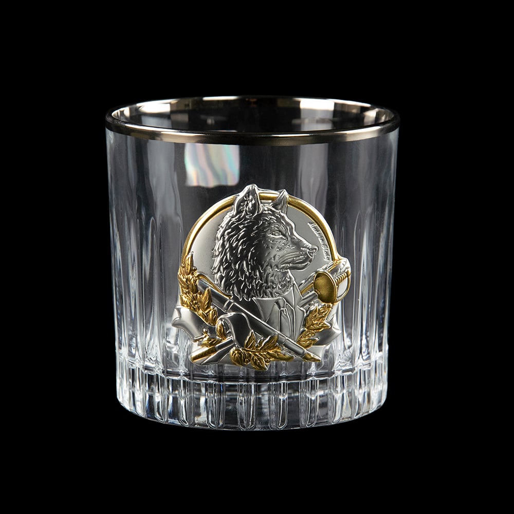Набір кришталевих склянок Boss Crystal Келихи Лідер Платинум, 310 мл, 6 предметів (BCR6PL) - фото 8