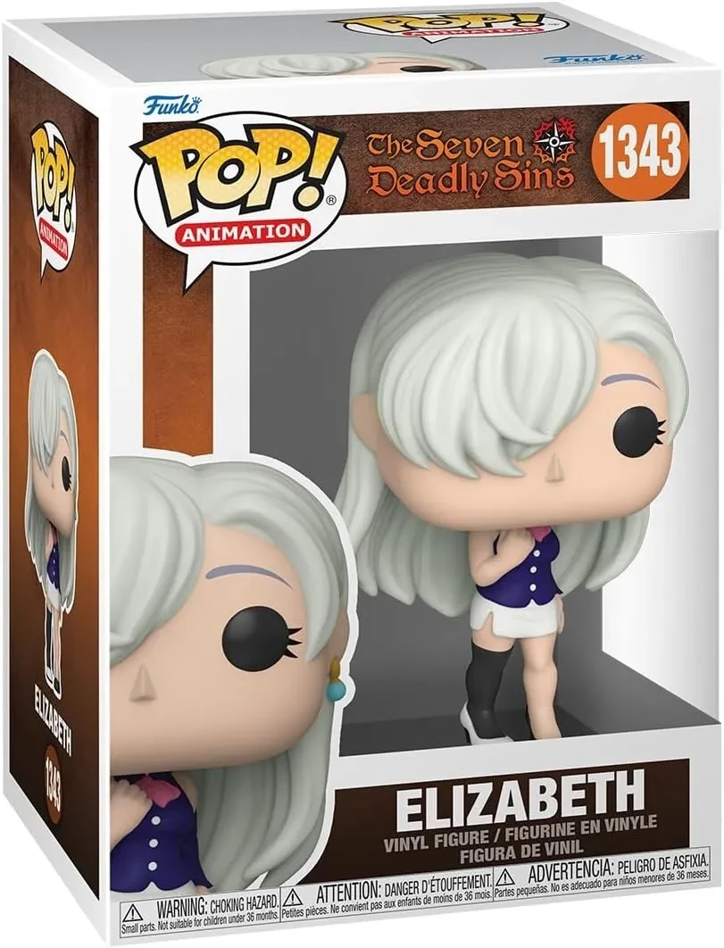 Фігурка Funko Pop Фанко Поп The Seven Deadly Sins Elizabeth Сім смертних гріхів Елізабет 10 см SDS E 1343 - фото 3