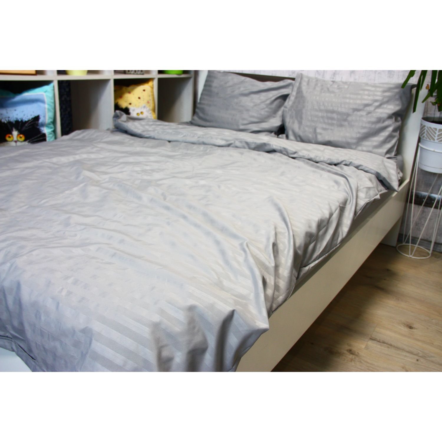 Комплект постельного белья LightHouse Mf Stripe Grey, полуторный, серый (604965) - фото 2