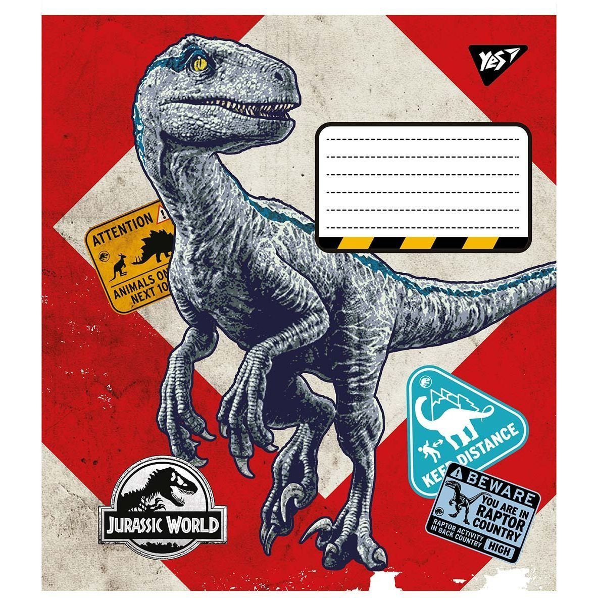 Зошит загальний Yes Jurassic World, А5, в клітинку, 12 аркушів (766271) - фото 2