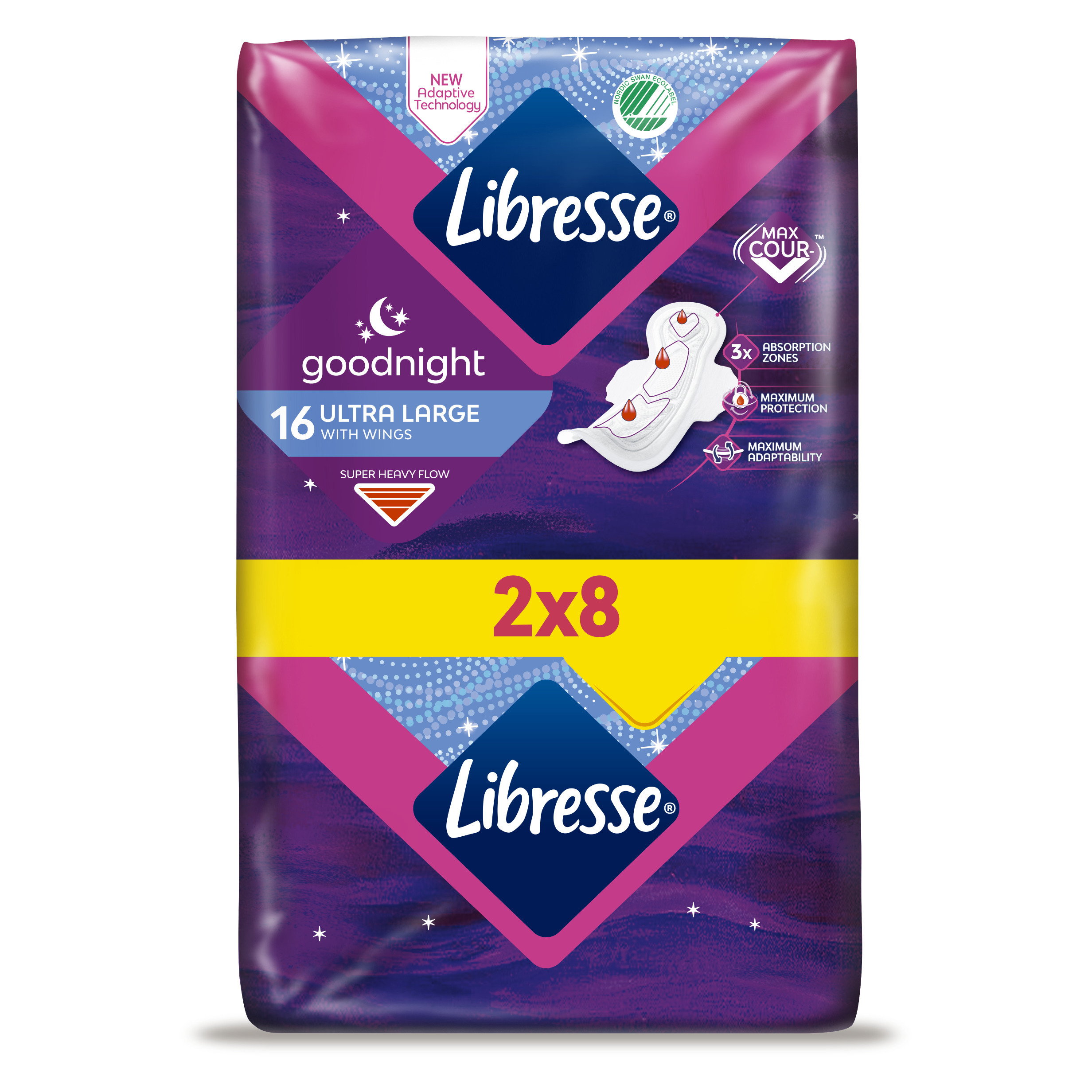 Прокладки гігієнічні Libresse Ultra Goodnight soft, 16 шт - фото 2